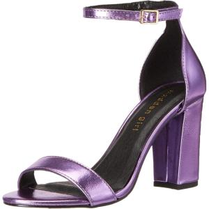 image:imageMadden Girl Womens Beella Heeled SandalViolet Metallic
