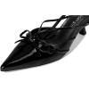 image:imageMadden Girl Womens Viixen SlingBack Kitten HeelBlack Patent
