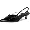 image:imageMadden Girl Womens Viixen SlingBack Kitten HeelBlack Patent
