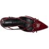 image:imageMadden Girl Womens Viixen SlingBack Kitten HeelDark Cherry Patent