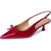 image:imageMadden Girl Womens Vogue SlingBack Kitten Heel Pump Black Patent 95Red Patent