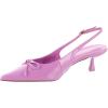 image:imageMadden Girl Womens Vogue SlingBack Kitten Heel Pump Black Patent 95Violet