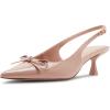 image:imageMadden Girl Womens Vogue SlingBack Kitten Heel Pump Black Patent 95Nude Patent