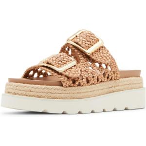 image:imageMadden Girl Womens Mythical Platform SandalTan Crochet
