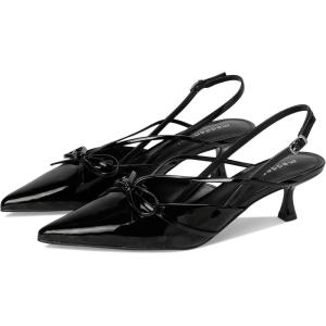 image:imageMadden Girl Womens Viixen SlingBack Kitten HeelBlack Patent