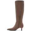 image:imageMadden Girl Womens Debutt Kitten Heel BootLight Taupe
